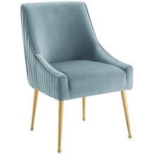 Load image into Gallery viewer, Discern Pleated Back Upholstered Performance Velvet Dining Chair by Modway
