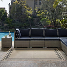 Load image into Gallery viewer, Rim Solid Border Indoor and Outdoor 8x10 Area Rug by Modway
