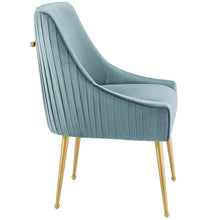 Load image into Gallery viewer, Discern Pleated Back Upholstered Performance Velvet Dining Chair by Modway
