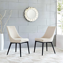 Load image into Gallery viewer, Viscount Fabric Dining Side Chair Set of 2 by Modway
