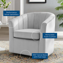 Load image into Gallery viewer, Prospect Performance Velvet Swivel Armchair by Modway
