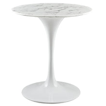Load image into Gallery viewer, Lippa 28" Round Faux Marble Dining Table by Modway
