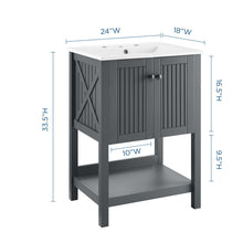 Load image into Gallery viewer, Steam 24" Bathroom Vanity by Modway
