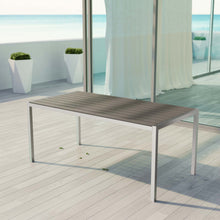 Load image into Gallery viewer, Shore Outdoor Patio Aluminum Dining Table by Modway
