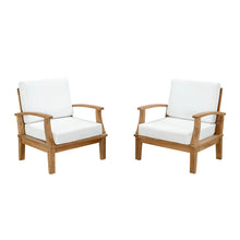 Load image into Gallery viewer, Marina 2 Piece Outdoor Patio Teak Set by Modway
