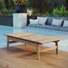 Load image into Gallery viewer, Bayport Outdoor Patio Teak Coffee Table by Modway

