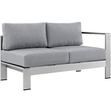 Load image into Gallery viewer, Shore 5 Piece Outdoor Patio Aluminum Sectional Sofa Set by Modway
