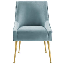 Load image into Gallery viewer, Discern Pleated Back Upholstered Performance Velvet Dining Chair by Modway
