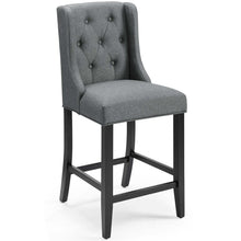 Load image into Gallery viewer, Baronet Tufted Button Upholstered Fabric Counter Stool by Modway
