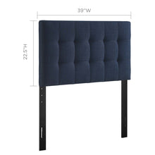 Load image into Gallery viewer, Lily Upholstered Fabric Twin Headboard by Modway
