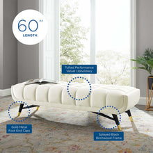 Load image into Gallery viewer, Adept 60" Performance Velvet Bench by Modway
