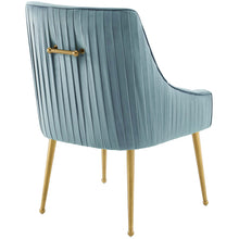 Load image into Gallery viewer, Discern Pleated Back Upholstered Performance Velvet Dining Chair by Modway
