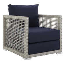 Load image into Gallery viewer, Aura 6 Piece Outdoor Patio Wicker Rattan Set by Modway
