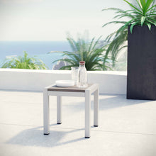 Load image into Gallery viewer, Shore Outdoor Patio Aluminum Side Table by Modway
