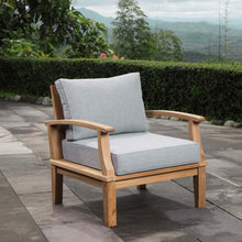 Load image into Gallery viewer, Marina Outdoor Patio Teak Armchair by Modway
