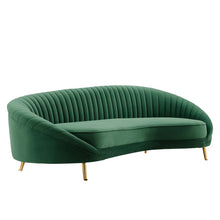 Load image into Gallery viewer, Camber Channel Tufted Performance Velvet Sofa by Modway
