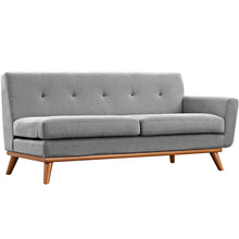 Load image into Gallery viewer, Engage Left-Facing Upholstered Fabric Sectional Sofa by Modway
