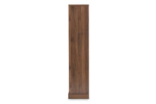 Load image into Gallery viewer, Baxton Studio Burnwood Modern and Contemporary Walnut Brown Finished Wood 2-Drawer Bookcase
