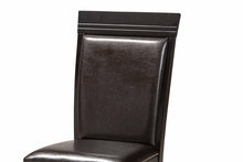 Load image into Gallery viewer, Baxton Studio Ancel Modern and Contemporary Dark Brown Faux Leather Upholstered and Dark Brown Finished Wood 5-Piece Dining Set

