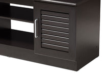 Load image into Gallery viewer, Baxton Studio Gianna Modern and Contemporary Wenge Brown Finished TV Stand
