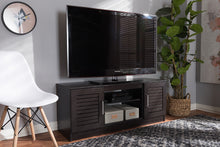 Load image into Gallery viewer, Baxton Studio Gianna Modern and Contemporary Wenge Brown Finished TV Stand
