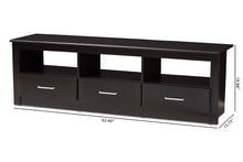Load image into Gallery viewer, Baxton Studio Ryleigh Modern and Contemporary Wenge Brown Finished TV Stand
