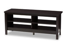 Load image into Gallery viewer, Baxton Studio Sloane Modern and Contemporary Wenge Brown Finished TV Stand
