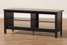 Load image into Gallery viewer, Baxton Studio Sloane Modern and Contemporary Wenge Brown Finished TV Stand
