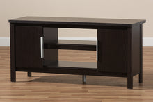 Load image into Gallery viewer, Baxton Studio Marley Modern and Contemporary Wenge Brown Finished TV Stand
