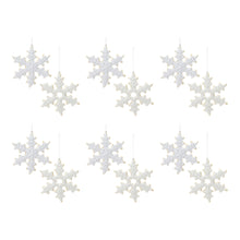 Load image into Gallery viewer, Snowflake Cookie Ornament (Set of 12)
