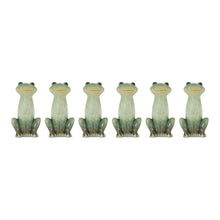 Load image into Gallery viewer, Garden Frog Figurine (Set of 6)
