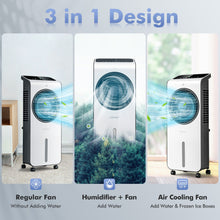 Load image into Gallery viewer, 3-in-1 Evaporative Air Cooler with 12H Timer Remote-White

