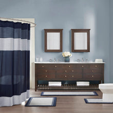 Load image into Gallery viewer, Madison Park Amherst 100% Cotton Tufted Bath Rug- Navy MP72-6204 By Olliix
