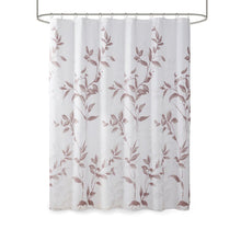Load image into Gallery viewer, Madison Park Cecily 65% Rayonn 35% Polyester Shower Curtain- Mauve MP70-6630 By Olliix

