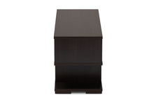 Load image into Gallery viewer, Baxton Studio Arne Modern and Contemporary Dark Brown Finished Wood TV Stand
