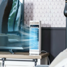 Load image into Gallery viewer, 14 Inch  Mini Oscillating Tower Fan Electric Desk Fan with 3 Speed and Timer-White
