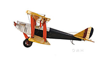 Load image into Gallery viewer, Yellow Curtis Jenny Plane 1:18
