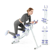 Load image into Gallery viewer, Ab Machine with LCD Monitor and 4 Adjustable Heights-Purple
