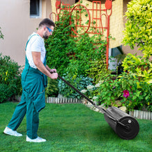 Load image into Gallery viewer, Metal Lawn Roller with Detachable Gripping Handle-Black
