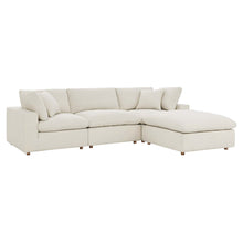 Load image into Gallery viewer, Commix 4 Piece Down Filled Overstuffed Sectional Sofa Set by Modway
