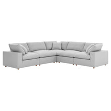 Load image into Gallery viewer, Commix 5 Piece Down Filled Overstuffed Sectional Sofa by Modway
