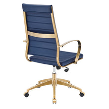 Load image into Gallery viewer, Jive Gold Stainless Steel Highback Office Chair by Modway
