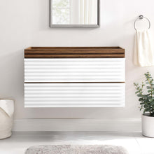 Load image into Gallery viewer, Render 36" Wall-Mount Bathroom Vanity Cabinet (Sink Basin Not Included) by Modway
