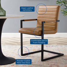 Load image into Gallery viewer, Savoy Vegan Leather Dining Chairs Set of 2 by Modway
