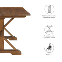Load image into Gallery viewer, Windchime 71" Wood Dining Table by Modway
