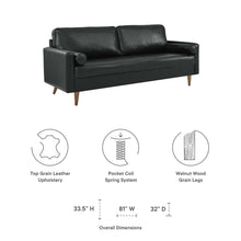 Load image into Gallery viewer, Valour 81" Leather Sofa by Modway
