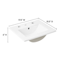 Load image into Gallery viewer, Cayman 18" Bathroom Sink by Modway
