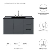 Load image into Gallery viewer, Vitality 36" Bathroom Vanity Cabinet (Sink Basin Not Included) by Modway

