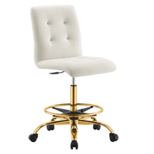 Load image into Gallery viewer, Prim Armless Performance Velvet Drafting Chair by Modway
