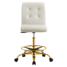 Load image into Gallery viewer, Prim Armless Performance Velvet Drafting Chair by Modway
